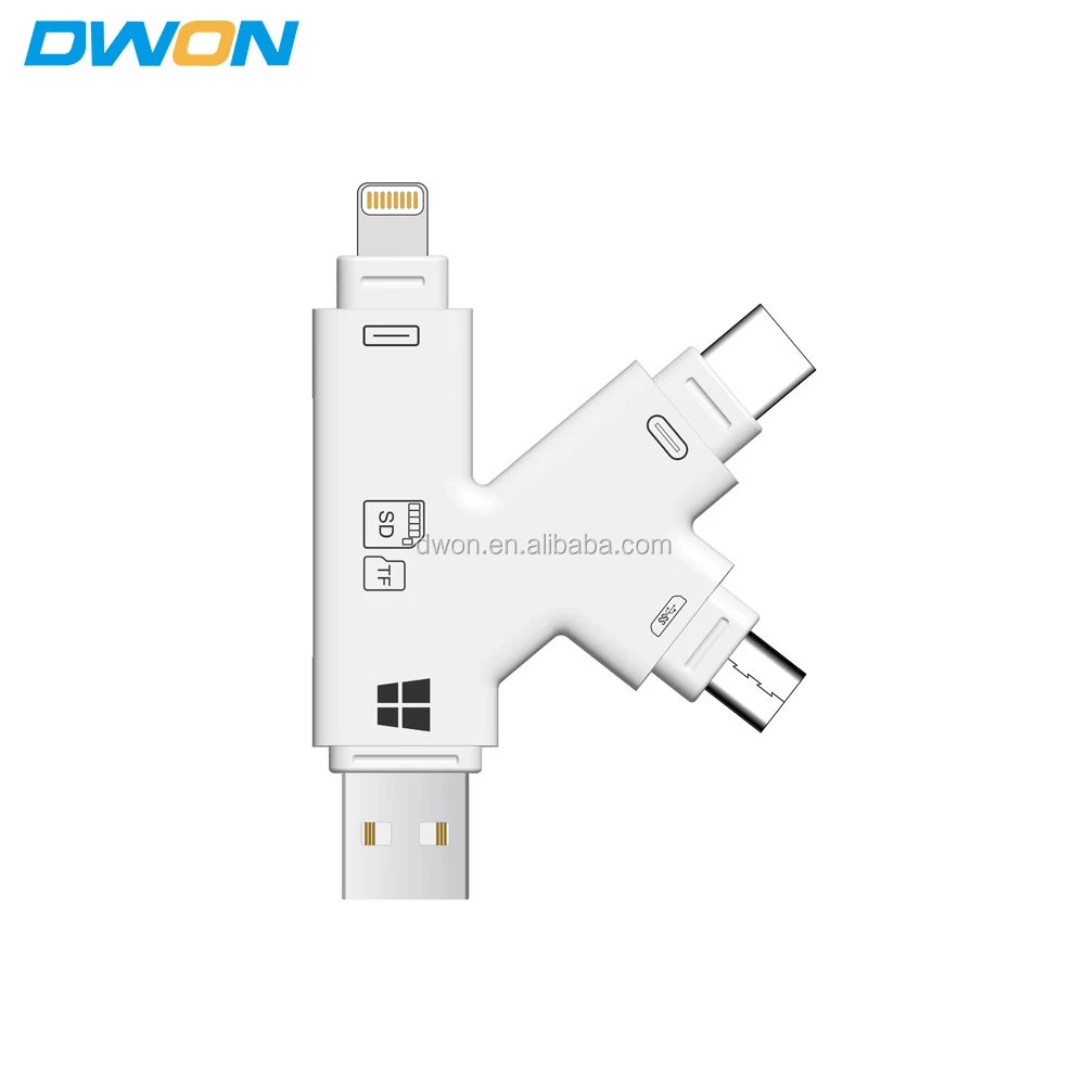 card reader otg 4 in 1 otg type-c sd reader - ANKUX.COM