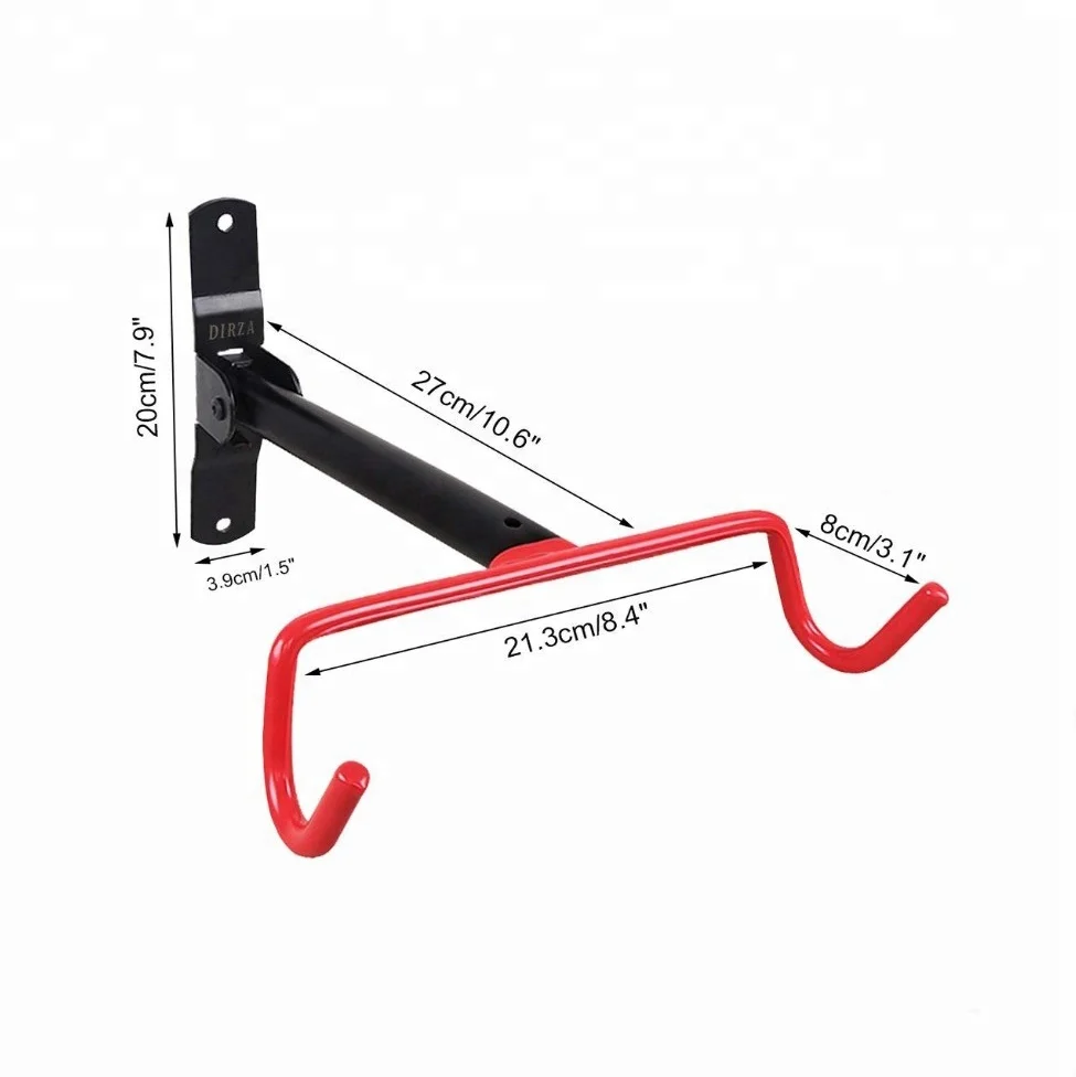 Wall Mount Flip Up Garage Bicycle Rack Bike Hanger Storage System for Garage Shed