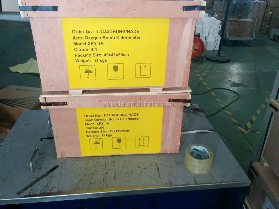 Nade Lab Testing Equipment Oxygen Bomb Calorimeter price for Coal XRY-1A