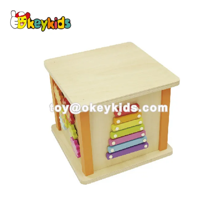 activity cube with xylophone