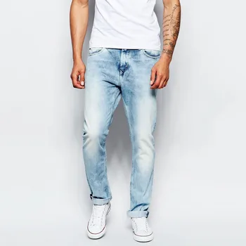 very light blue jeans