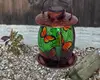 Solar metal bird feeder/garden solar bird care/bird water feeder