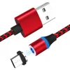 High quality Nylon for iphone cable magnetic 2.1A fast charge cable magnetic charge cable for Android /iOS/ Type-C