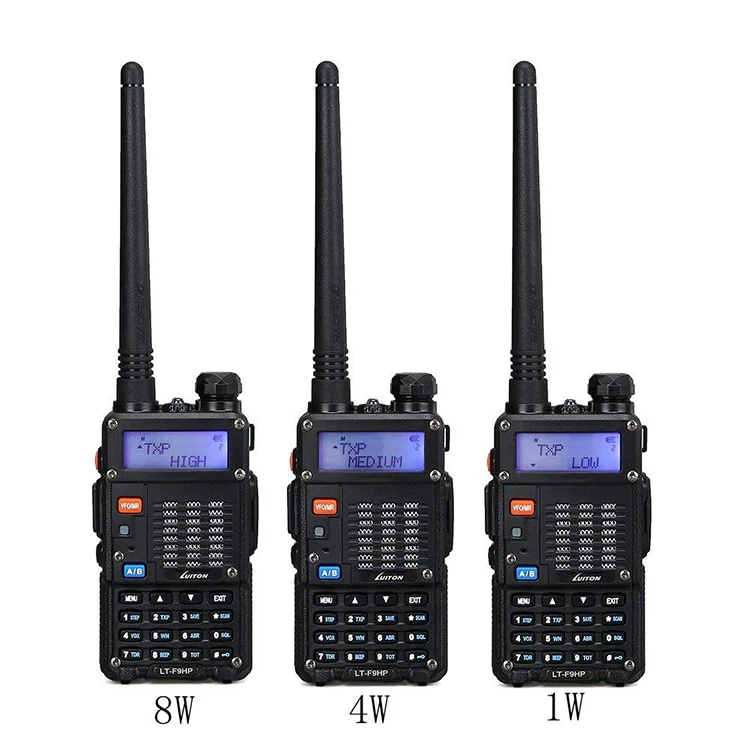 free shipping direct shipping from USA Dual Band 8Watts Two-Way Radio F9 H P High Power Walkie Talkies Baofeng