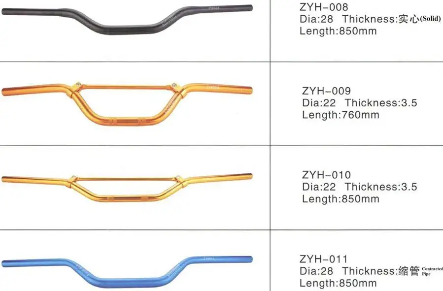 Hot selling motorcycle chromed MZ handlebar