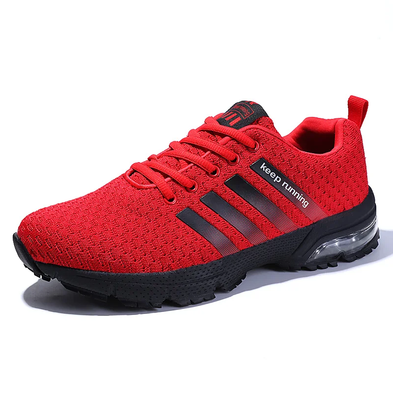 

2019 Fashion Brand Logo Custom Air Cushion Sport Breathable Women Running Sports Sneakers from China Manufacturers, White;red;blue;black