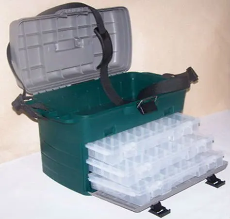

fishing /Lure box/Large space/fishing lure plastic boxes, Green