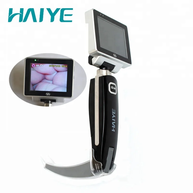 HAIYE Medical ! Hospital medical equipment used for anestheisa airway endotracheal intubation adult patients Video laryngoscope