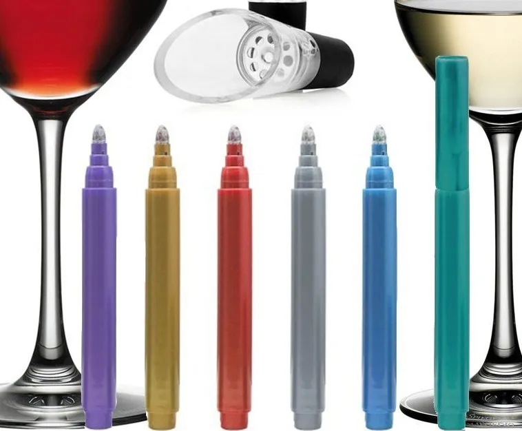 Waterbased Type Free Sample Metallic Marker Wine Glass Marker Pen Or