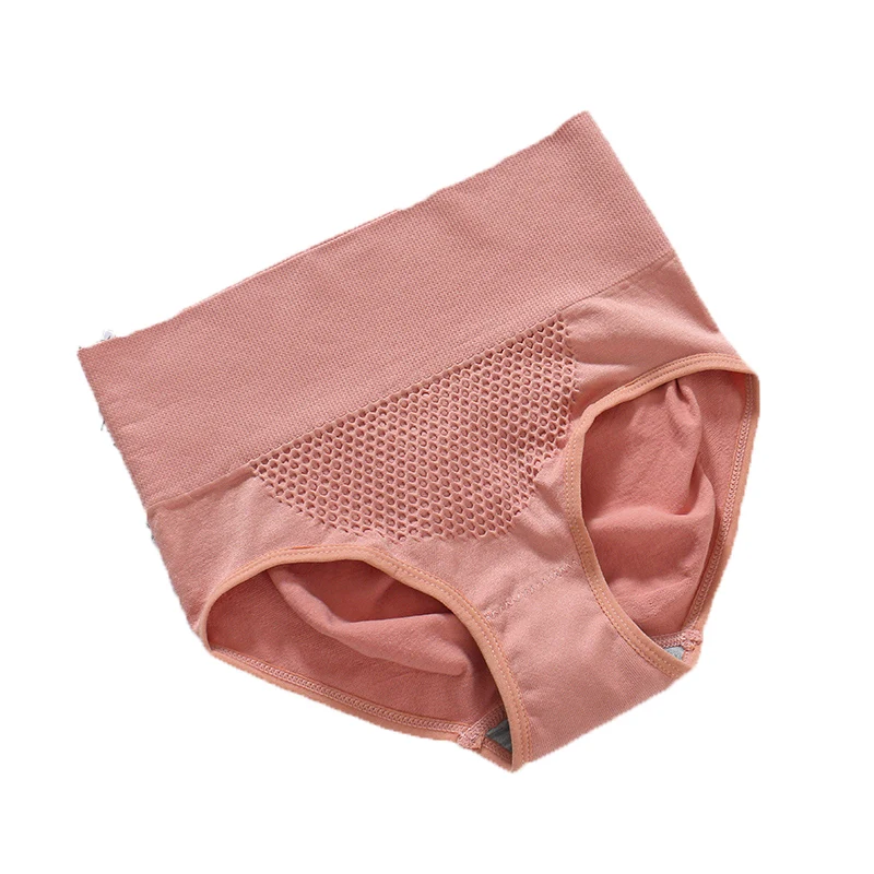 waist cat print 3d design seamless panties for women