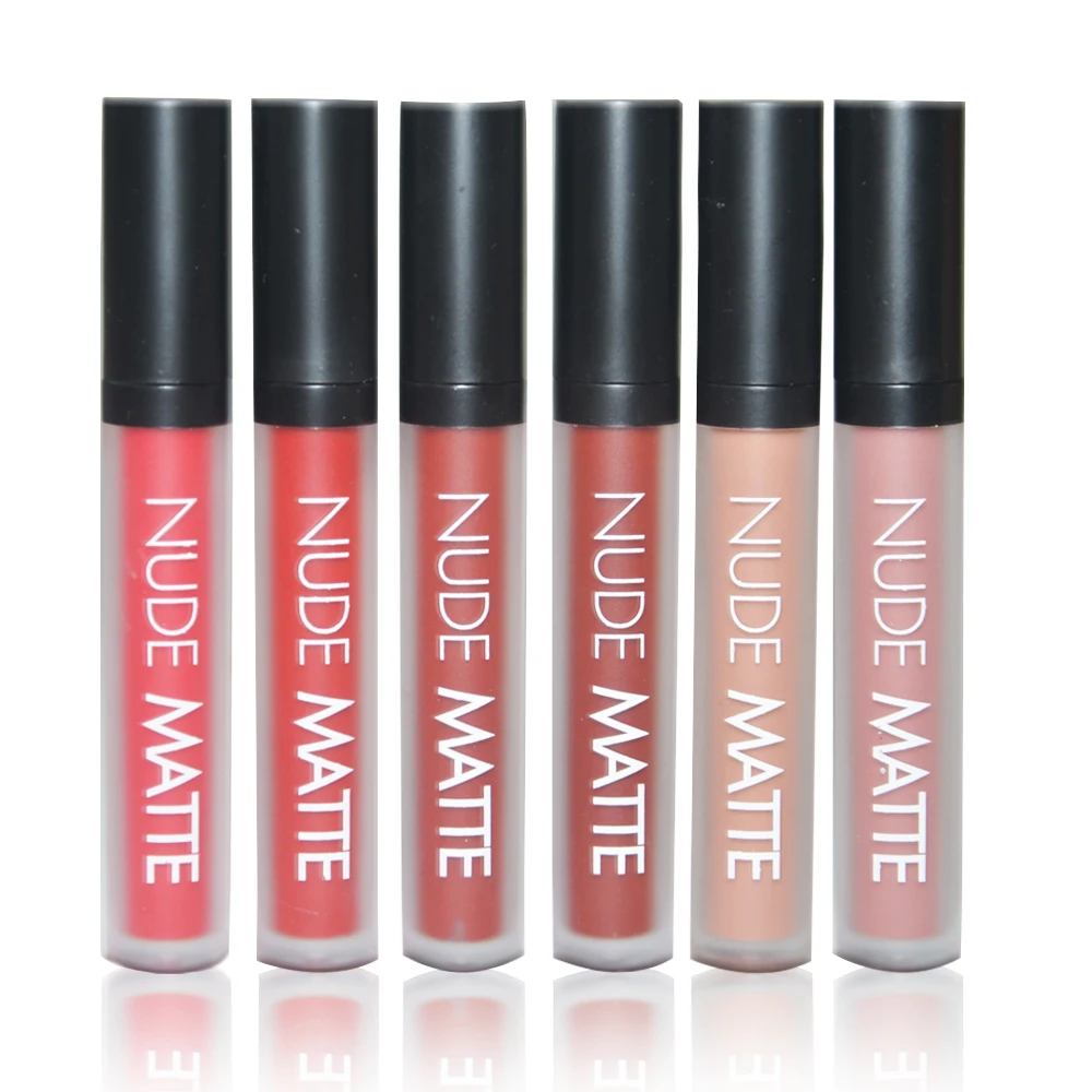 
LCHEAR wholesale cosmetics 12 Colors Nude Matte Lip Gloss set In Stock Long-lasting Liquid Lipstick Set DQ1134 