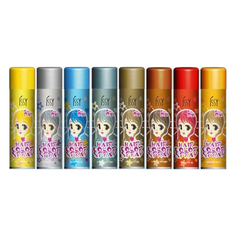 Oem Organic Hair Spray Temporary Hair Colour Spray Various Color