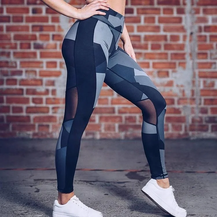 

Factory 2018 New Fashion Elastic Breathable Fitness Yoga Sports Leggings for Woman, Picture