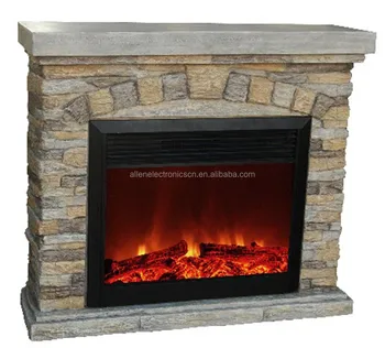 Wholesale Two Sided Decor Flame Fireproof Electric Fireplace