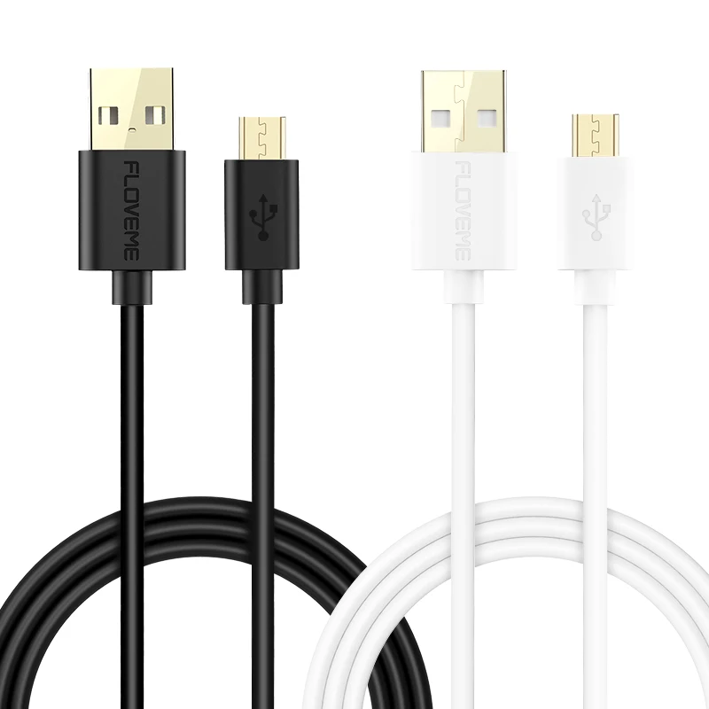 

Free Shipping 2m Micro USB Charging Cable FLOVEME Mobile Phone USB Charge Cable for Samsung for Xiaomi for Android Cellphone