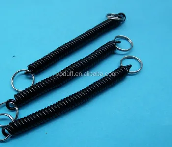 Supply Elastic Spring Coiled Plastic With Keyring From China - Buy ...