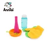 Kids outdoor play toys colorful bounce blow bubbles with glove