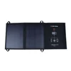 Dual USB output monocrystalline cells 11w 5v folding solar panel phone charger