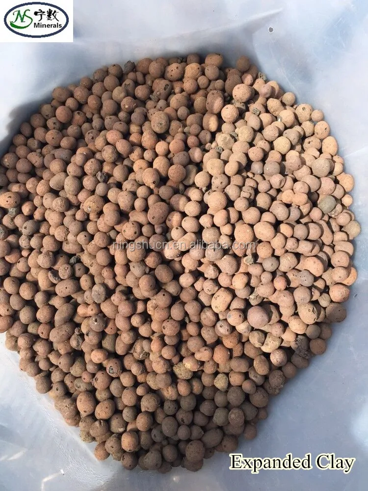 Expanded lightweight aggregate Hydroballs for Aquaponics greenhouse
