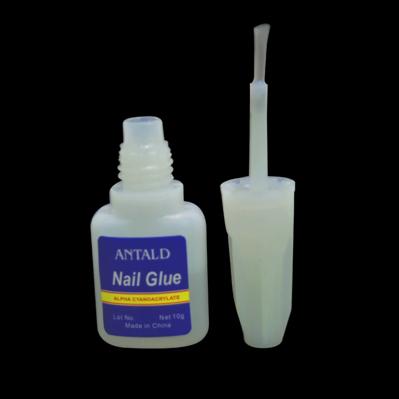 10g High Quality Wholesale Price Non Toxic Nail Tips Decoration Strong Nail Glue Brushon