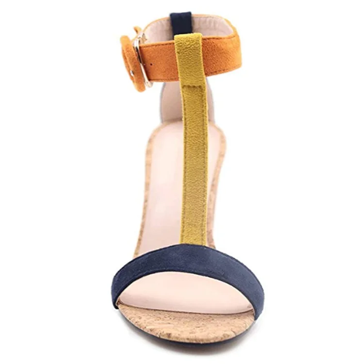 t shaped design casual sandals