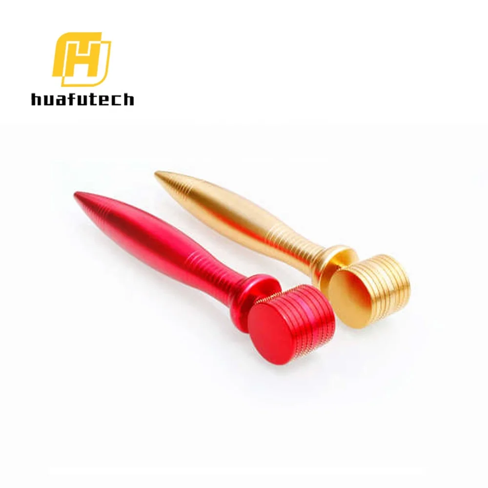 

Huafu metal material 480 pins microneedling skin care derma roller