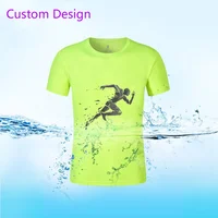 

Wholesale cheap price Marathon Running Race Events T Shirt Men's Sport 100% Polyester Dry Fit Breathable Running Tee