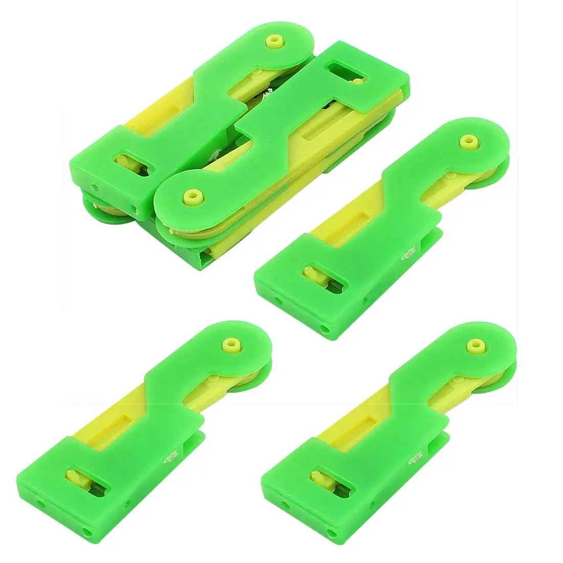 uxcell 5 Pcs Metal Needle Threader Thread Device Easy Stitch Thread Guide Tool