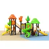 China top 1 kids outdoor playground equipment plastic outdoor slide for school amusement park