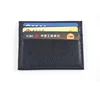 Custom logo card holder credit slim organizer black card holder pu leather for men and women