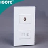IGOTO B306 online shop china American standard 1 Gang TV socket & data socket power wall switch