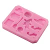 3D Silicone Mini Cupcake Cookie Tools Single Chocolate Witch Pumpkin Style Mold for Hallowmas