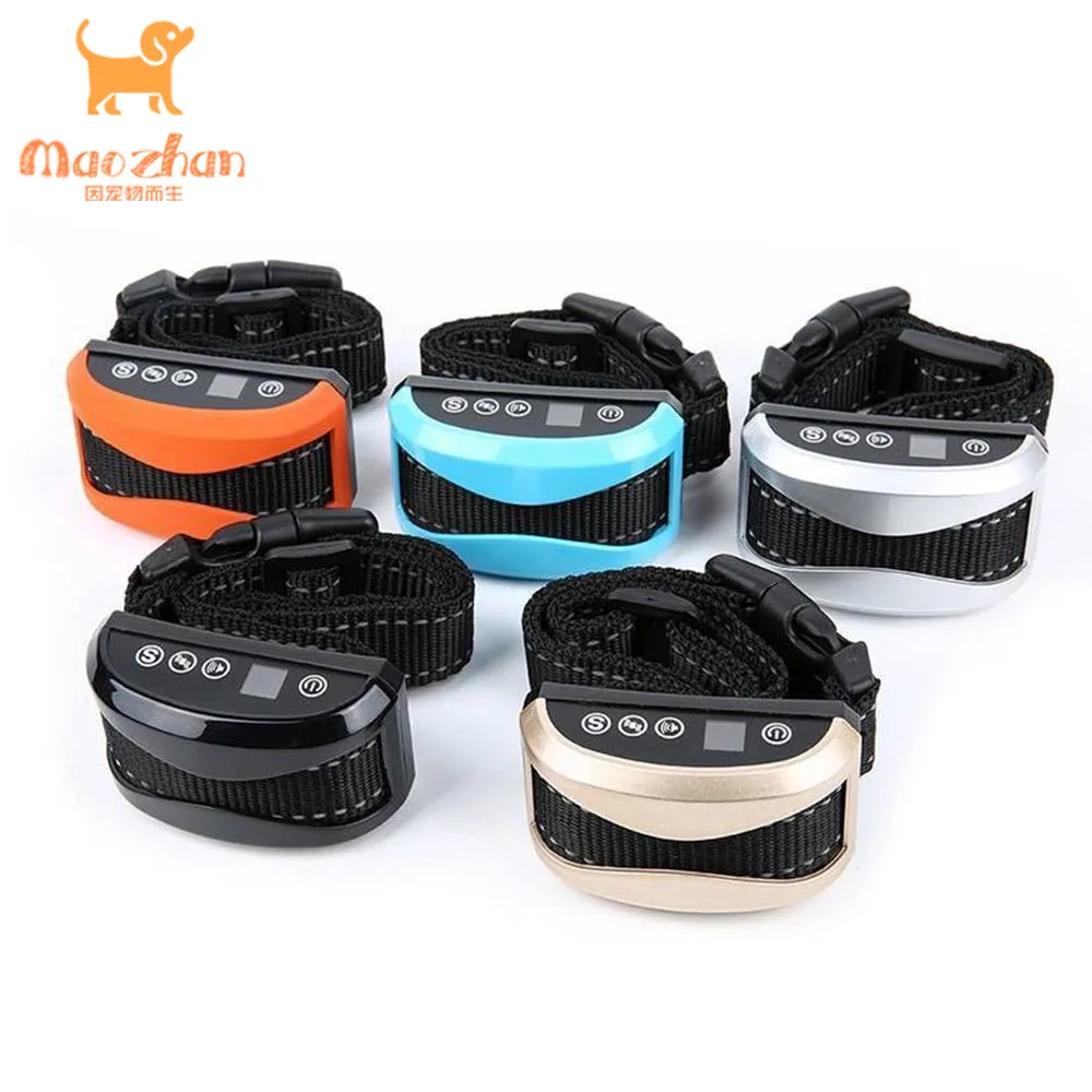 

New Version] Adjustable Sound+Vibration+Shock with USB Rechargeable Battery Humane Dog Barking Collar, N/a