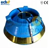 manganese steel casting cone crusher parts with wide range of cavity liner options