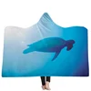 Latest Product Custom Logo Marine Turtle Kinds Baby Wrap Blanket
