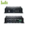 Ubuntu Mini PC Fanless Industrial Computer I3 6100U IBOX601 Plus with 2 Ethernet, 6COM, Dual Display