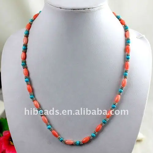 hot selling red coral necklace designs cn0003