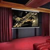 thread tension motorized projection screen 180" in 16:9 HDTV format