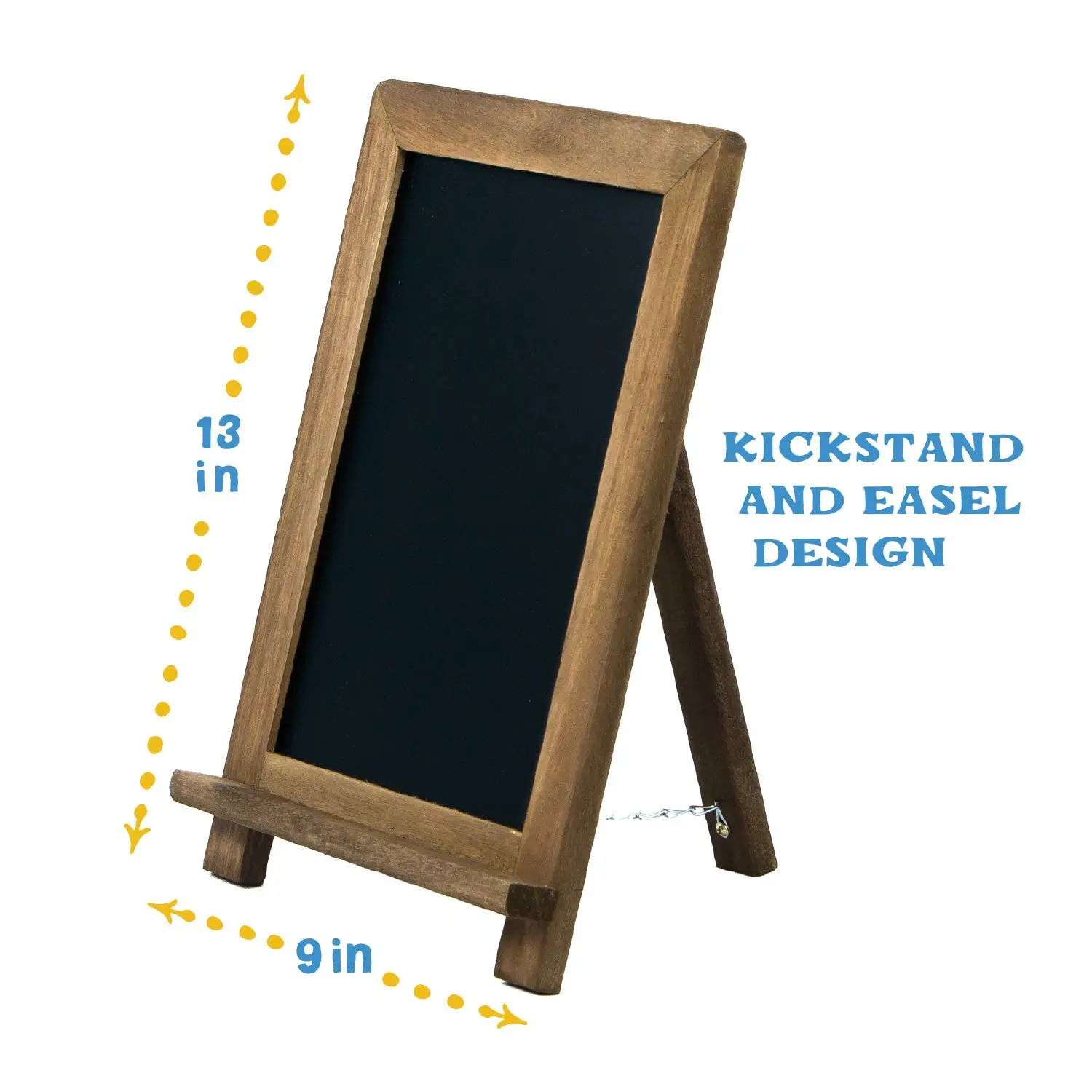 Decorative Free Standing Wooden Chalkboard With Stand For Kitchen Buy