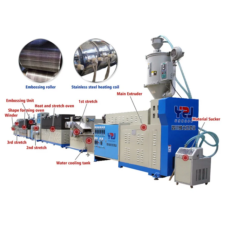 
Union 4 lines automatic produce pp packing strap band belt plastic extruder extrusion making machine production line 