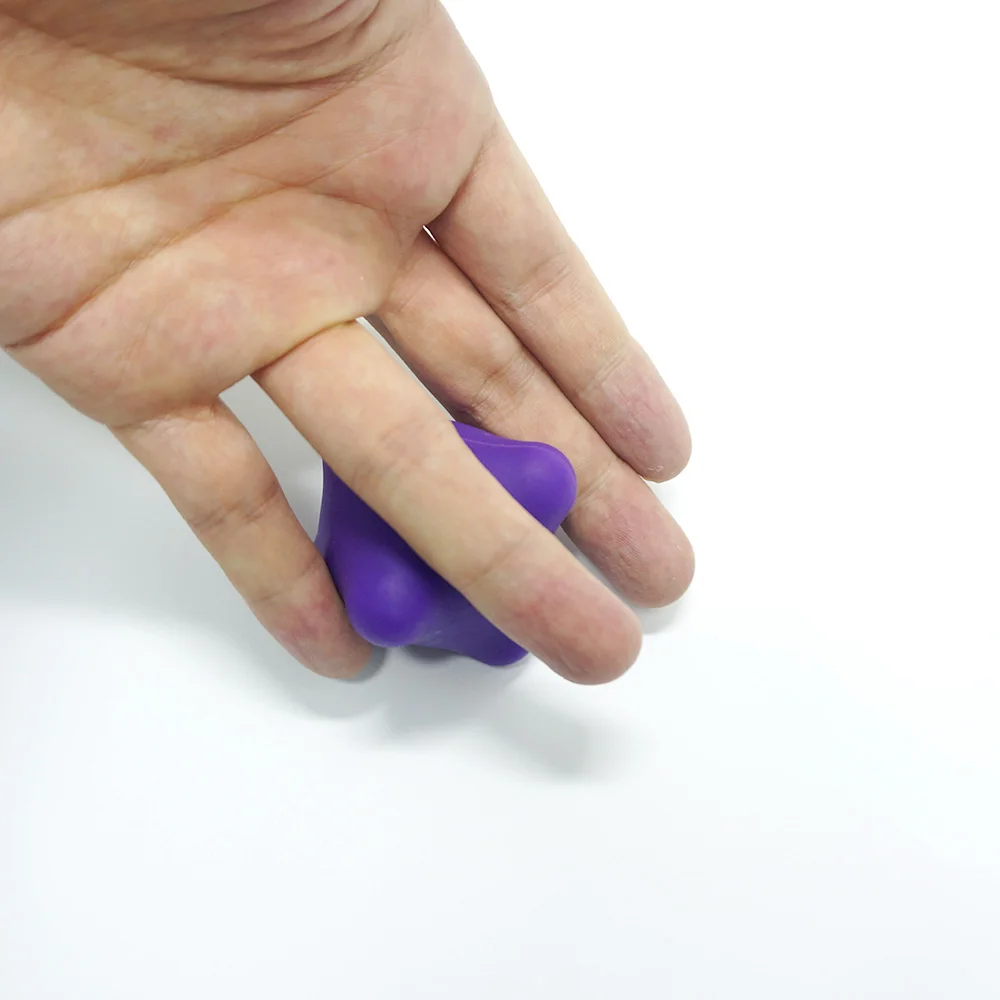 压力缓解手指按摩球放松紧绷肌肉硅胶身体按摩工具