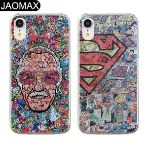 Superhero Themed Soft Phone Case iPhone Models