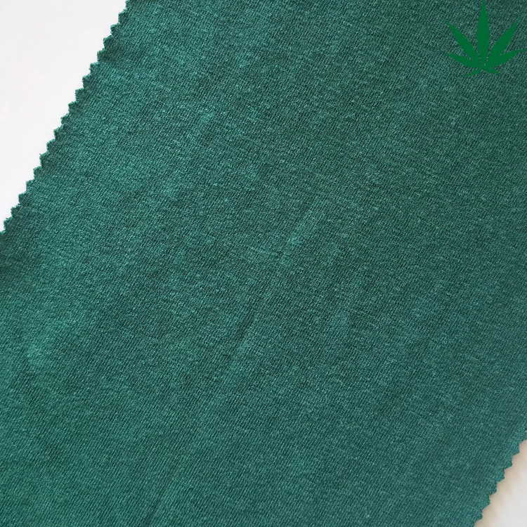 
eco-friendly fabric 49%Hemp 40%Organic cotton 11%Dupont Sorona hemp knitting fabric 