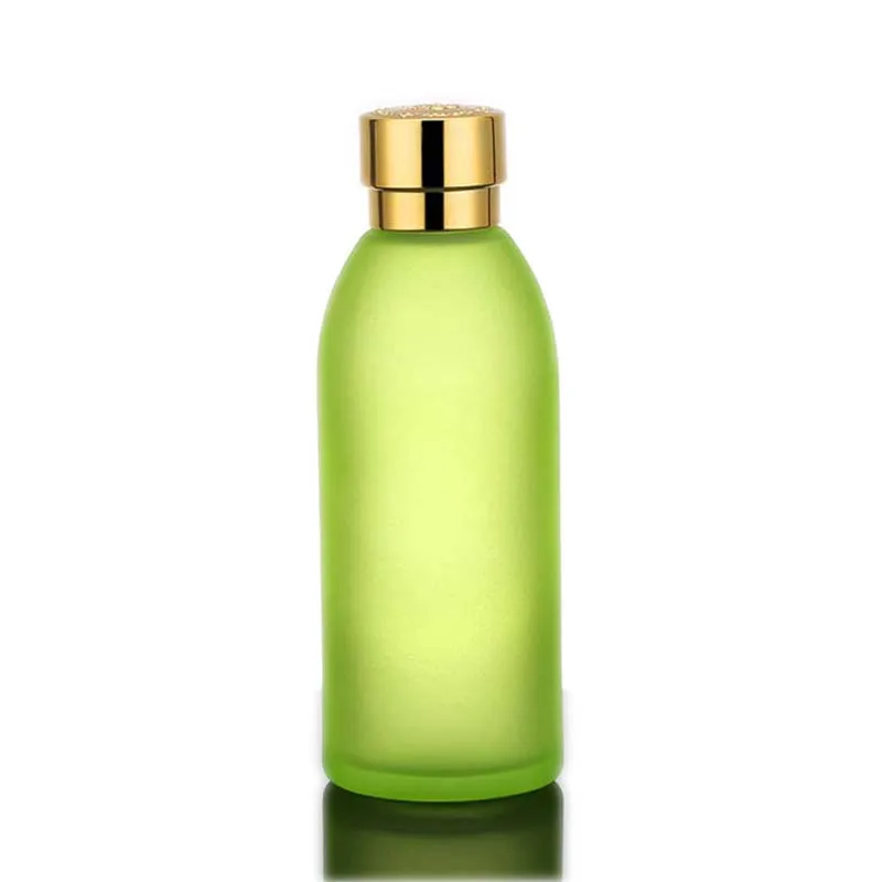 

Hot sale 120ml modern frosted glass cosmetic lotion bottle