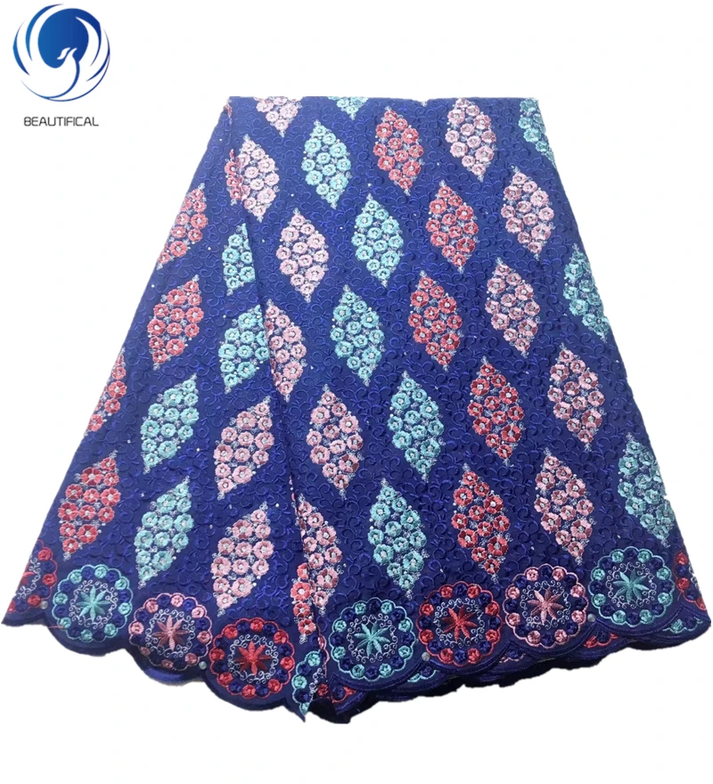 

Beautifical nigerian dry swiss lace for men cheaper swiss voile lace 2019 fabric swiss ML34R19, Can be customized