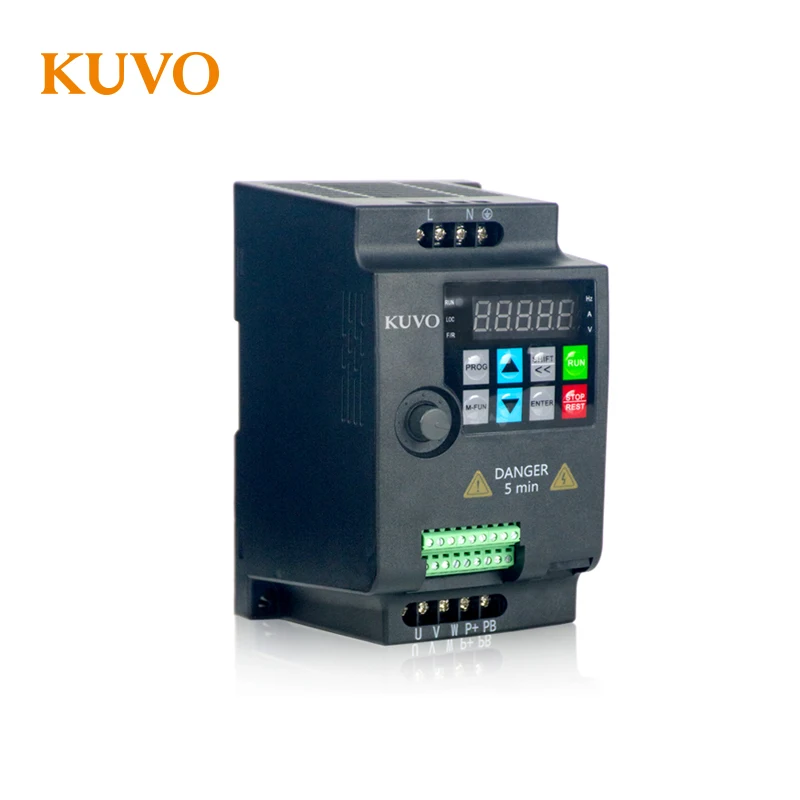 
230V Single Phase Input 0.75kw 1HP Mini VFD Variable Frequency Drive Inverter for Motor Speed Control 