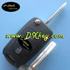 Shock price replacement key shell with logo for flip key shell car Verna key