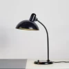 Nordic post style study desk light white red black color bedroom student table lamp