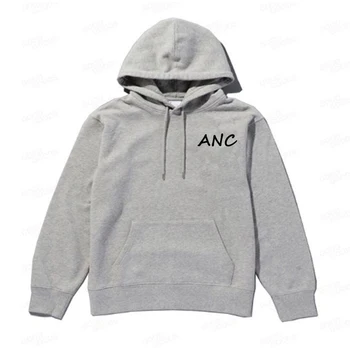 gray hoodie with white strings