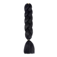 

48Inch 100g Pre Braided hair for micro synthetic hair extensions solid colors jumbo hair for beauty in China